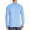 imageMAGCOMSEN Mens Thermal Shirt Fleece Lined Long Sleeve Athletic Base Layer Workout TopLight Blue