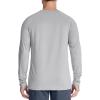 imageMAGCOMSEN Mens Thermal Shirt Fleece Lined Long Sleeve Athletic Base Layer Workout TopLight Grey