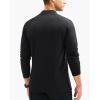 imageMAGCOMSEN Mens Thermal Shirt Fleece Lined Long Sleeve Undershirts Athletic Warm Base Layer Winter TopBlack
