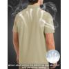 imageMAGCOMSEN Mens UPF 50 Fishing Shirts UV Sun Protection Cooling Quick Dry Short Sleeve Shirts for Hiking Safari CampingLight Khaki