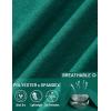 imageMAGCOMSEN Mens UPF 50 Sun Protection Hoodie Lightweight Long Sleeve Rash Guard Shirts Fishing Swim Athletic WorkoutEmerald Green