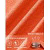imageMAGCOMSEN Mens UPF 50 Sun Protection Hoodie Lightweight Long Sleeve Rash Guard Shirts Fishing Swim Athletic WorkoutOrange