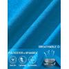imageMAGCOMSEN Mens UPF 50 Sun Protection Hoodie Lightweight Long Sleeve Rash Guard Shirts Fishing Swim Athletic WorkoutSea Blue