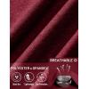 imageMAGCOMSEN Mens UPF 50 Sun Protection Hoodie Lightweight Long Sleeve Rash Guard Shirts Fishing Swim Athletic WorkoutWine Red
