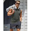 imageMAGCOMSEN Mens UPF 50 Tank Top Workout Sleeveless Muscle Shirts Lightweight Casual Cooling Sleeveless Shirt for Gym BeachDark Grey