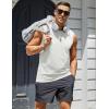 imageMAGCOMSEN Mens UPF 50 Tank Top Workout Sleeveless Muscle Shirts Lightweight Casual Cooling Sleeveless Shirt for Gym BeachWhite
