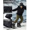 imageMAGCOMSEN Mens Winter Coats Ski Snow Water Resistant Jacket Warm Fleece Parka Raincoats with Hood for Hiking WorkBlack