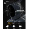 imageMAGCOMSEN Mens Winter Coats Ski Snow Water Resistant Jacket Warm Fleece Parka Raincoats with Hood for Hiking WorkDark Grey