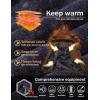 imageMAGCOMSEN Mens Winter Coats Water Resistant Ski Snow Jacket Warm Fleece Jacket Parka Raincoats With Hood MultiPocketsCoffee
