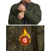 imageMAGCOMSEN Mens Winter Jacket Fleece Lined Work Jackets Waxed Canvas Shirt Jackets Warm Sherpa Trucker Military JacketArmy Green