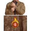 imageMAGCOMSEN Mens Winter Jacket Fleece Lined Work Jackets Waxed Canvas Shirt Jackets Warm Sherpa Trucker Military JacketKhaki