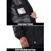 imageMAGCOMSEN Mens Winter Jacket Water Resistant Ski Snow Coat Warm Fleece Parka Raincoats with Hood MultiPocketsBlack