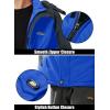imageMAGCOMSEN Mens Winter Jacket Water Resistant Ski Snow Coat Warm Fleece Parka Raincoats with Hood MultiPocketsBlue