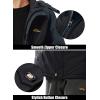 imageMAGCOMSEN Mens Winter Jacket Water Resistant Ski Snow Coat Warm Fleece Parka Raincoats with Hood MultiPocketsGrey