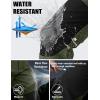 imageMAGCOMSEN Mens Winter Snow Ski Pants Fleece Lined Water Resistant Insulated Work Outdoor Hiking Snowboard Pants 4 PocketsGreen
