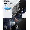 imageMAGCOMSEN Mens Winter Snow Ski Pants Fleece Lined Water Resistant Insulated Work Outdoor Hiking Snowboard Pants 4 PocketsNavy