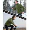 imageMAGCOMSEN Mens Winter Zip Up Polar Fleece Jacket Athletic Tactical Hiking Outdoor Jackets with 3 PocketsArmy Green