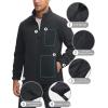 imageMAGCOMSEN Mens Winter Zip Up Polar Fleece Jacket Athletic Tactical Hiking Outdoor Jackets with 3 PocketsBlack