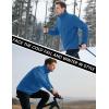 imageMAGCOMSEN Mens Winter Zip Up Polar Fleece Jacket Athletic Tactical Hiking Outdoor Jackets with 3 PocketsBlue Green