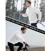 imageMAGCOMSEN Mens Winter Zip Up Polar Fleece Jacket Athletic Tactical Hiking Outdoor Jackets with 3 PocketsWhite