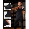 imageMAGCOMSEN Mens Workout Tank Tops Undershirt Cotton Muscle Athletic Sleeveless Shirts for Gym01black