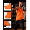 imageMAGCOMSEN Mens Workout Tank Tops Undershirt Cotton Muscle Athletic Sleeveless Shirts for Gym06orange