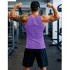 imageMAGCOMSEN Mens Workout Tank Tops Undershirt Cotton Muscle Athletic Sleeveless Shirts for Gym08light Purple