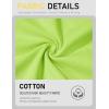 imageMAGCOMSEN Mens Workout Tank Tops Undershirt Cotton Muscle Athletic Sleeveless Shirts for Gym11fluorescent Green