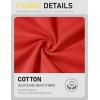 imageMAGCOMSEN Mens Workout Tank Tops Undershirt Cotton Muscle Athletic Sleeveless Shirts for Gym12tomato Red
