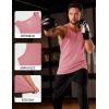 imageMAGCOMSEN Mens Workout Tank Tops Undershirt Cotton Muscle Athletic Sleeveless Shirts for Gym13grey Pink