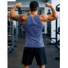 imageMAGCOMSEN Mens Workout Tank Tops Undershirt Cotton Muscle Athletic Sleeveless Shirts for Gym14grey Blue