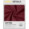 imageMAGCOMSEN Mens Workout Tank Tops Undershirt Cotton Muscle Athletic Sleeveless Shirts for Gym15wine Red