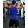 imageMAGCOMSEN Mens Workout Tank Tops Undershirt Cotton Muscle Athletic Sleeveless Shirts for Gym23color Blue