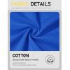 imageMAGCOMSEN Mens Workout Tank Tops Undershirt Cotton Muscle Athletic Sleeveless Shirts for Gym23color Blue