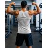 imageMAGCOMSEN Mens Workout Tank Tops Undershirt Cotton Muscle Athletic Sleeveless Shirts for Gym24beige