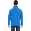 imageMAGCOMSEN Mens Zip Up Sweatshirt Casual Fleece Jacket with Zipper Pockets and Stand CollarSea Blue