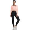 imageMAGCOMSEN SPF Shirts for Women Long Sleeve Workout Tops VNeck UPF 50 UV Sun Shirt Quick Dry Performance Tees Swim TopsApricot