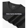 imageMAGCOMSEN SPF Shirts for Women Long Sleeve Workout Tops VNeck UPF 50 UV Sun Shirt Quick Dry Performance Tees Swim TopsBlack