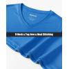 imageMAGCOMSEN SPF Shirts for Women Long Sleeve Workout Tops VNeck UPF 50 UV Sun Shirt Quick Dry Performance Tees Swim TopsBlue Green
