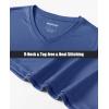 imageMAGCOMSEN SPF Shirts for Women Long Sleeve Workout Tops VNeck UPF 50 UV Sun Shirt Quick Dry Performance Tees Swim TopsBlue Grey