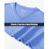 imageMAGCOMSEN SPF Shirts for Women Long Sleeve Workout Tops VNeck UPF 50 UV Sun Shirt Quick Dry Performance Tees Swim TopsLight Blue