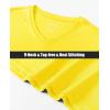 imageMAGCOMSEN SPF Shirts for Women Long Sleeve Workout Tops VNeck UPF 50 UV Sun Shirt Quick Dry Performance Tees Swim TopsYellow