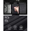 imageMAGCOMSEN Snow Pants for Men Water Resistant Fleece Lined 5 Zipper Pockets Winter Snowboard Hiking Insulated Ski PantsBlack