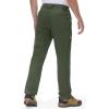 imageMAGCOMSEN Snow Pants for Men Water Resistant Fleece Lined 5 Zipper Pockets Winter Snowboard Hiking Insulated Ski PantsGreen