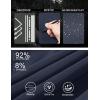 imageMAGCOMSEN Snow Pants for Men Water Resistant Fleece Lined 5 Zipper Pockets Winter Snowboard Hiking Insulated Ski PantsNavy