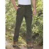 imageMAGCOMSEN Snow Pants for Men Water Resistant Fleece Lined 5 Zipper Pockets Winter Snowboard Hiking Insulated Ski PantsSand