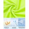 imageMAGCOMSEN Womens 2 Pack Long Sleeve Shirts UPF 50 Sun Protection Quick Dry Swim Shirt for Rash Guard Fishing Workout2 Packwhite fluorescent Green