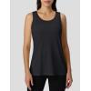 imageMAGCOMSEN Womens Athletic Racerback Tank Tops Quick Dry Racer Back Workout Tanks Moisture Wicking Upf50 Exercise ActiveBlack