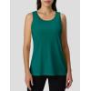 imageMAGCOMSEN Womens Athletic Racerback Tank Tops Quick Dry Racer Back Workout Tanks Moisture Wicking Upf50 Exercise ActiveEmerald Green