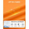 imageMAGCOMSEN Womens Athletic Racerback Tank Tops Quick Dry Racer Back Workout Tanks Moisture Wicking Upf50 Exercise ActiveFluorescent Orange